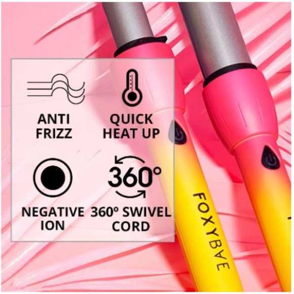 **FLASH SALE* FOXYBAE Electric Dreams Neon Curling Wand - Picture 2 of 7